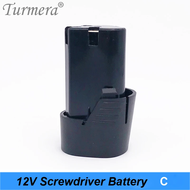Turmera 12V 12.6V 3S 18650 battery pack battery mini lithium battery electric drill Cordless screwdriver battery shura shurik battery C 02