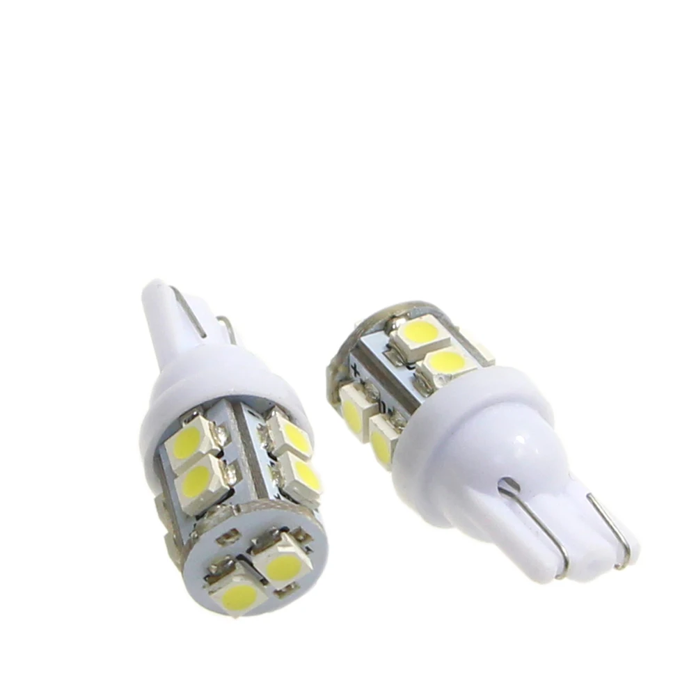 KEIN 100 шт. 168 194 w5w t10 Светодиодные Автомобильные лампы 3528 10smd 12V светодиодных фар для