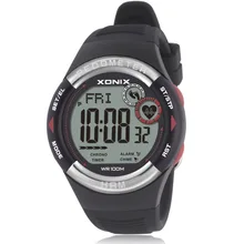 XONIX 100 m Étanche Podomètre Moniteur de Fréquence Cardiaque Calories IMC Hommes Sport Montre Femmes de Course Plongée Montre-Bracelet Numérique Montre