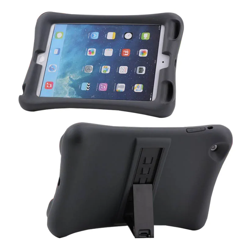 High quality fashion Rubber Protective Cover Cases For Apple iPad Mini