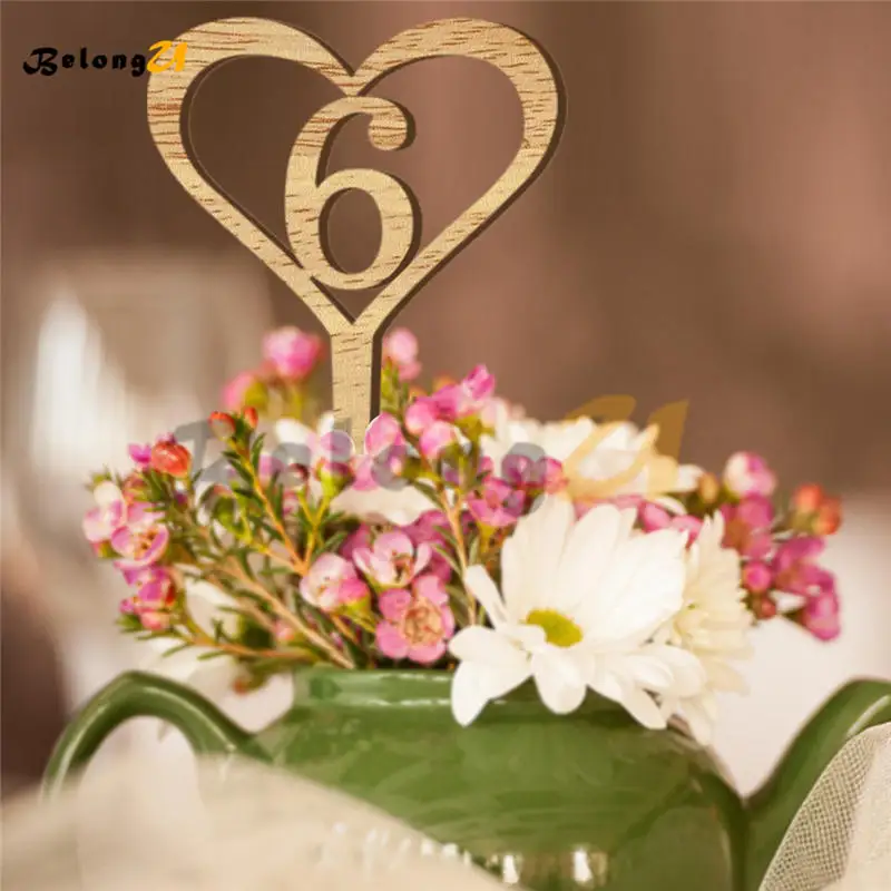 Table Numbers Wedding Decoration MUW-144-08