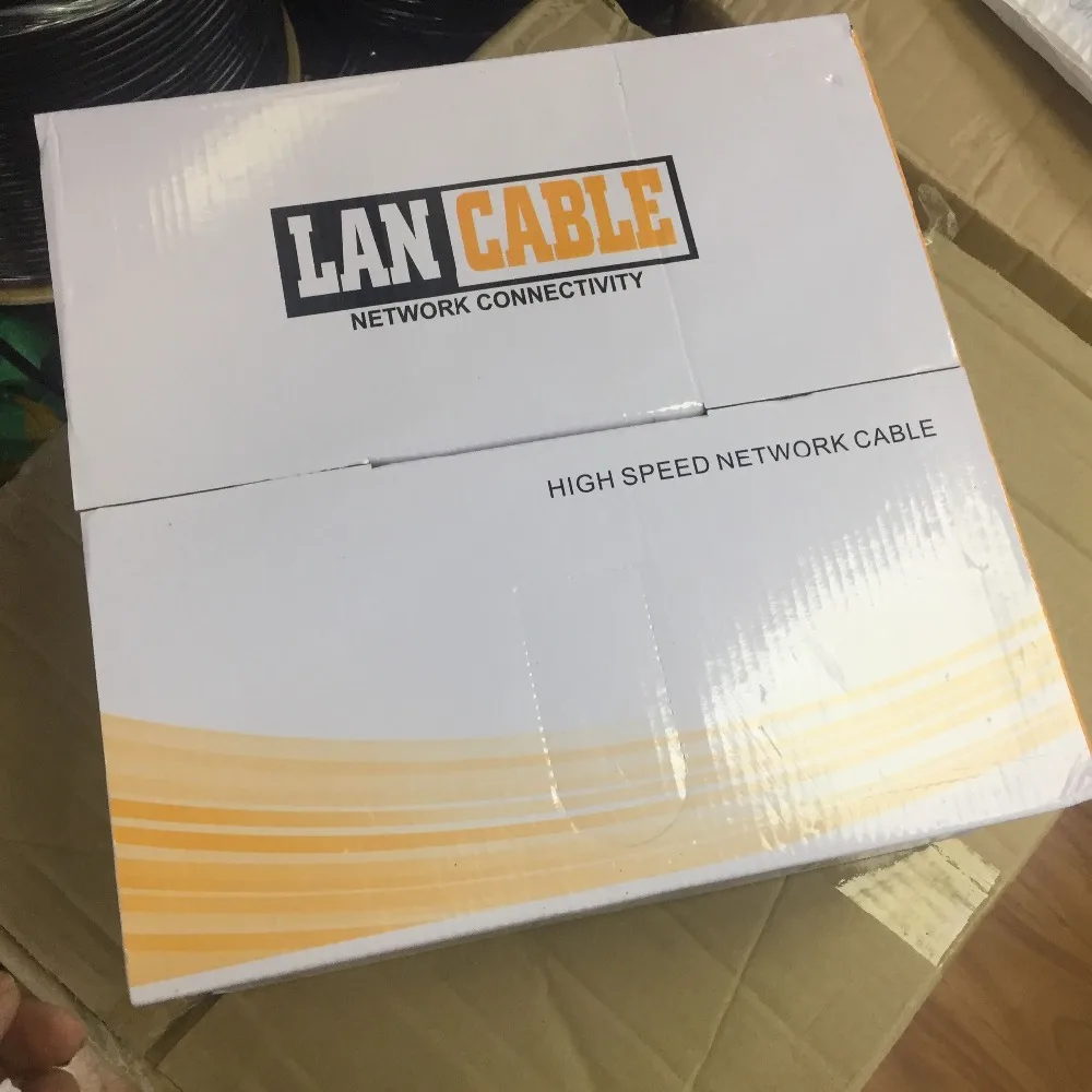 Ethernet RJ45 CCA кабель катушка сеть LAN сплошной UTP CAT5e серый 100 м для cctv ip poe камера nvr
