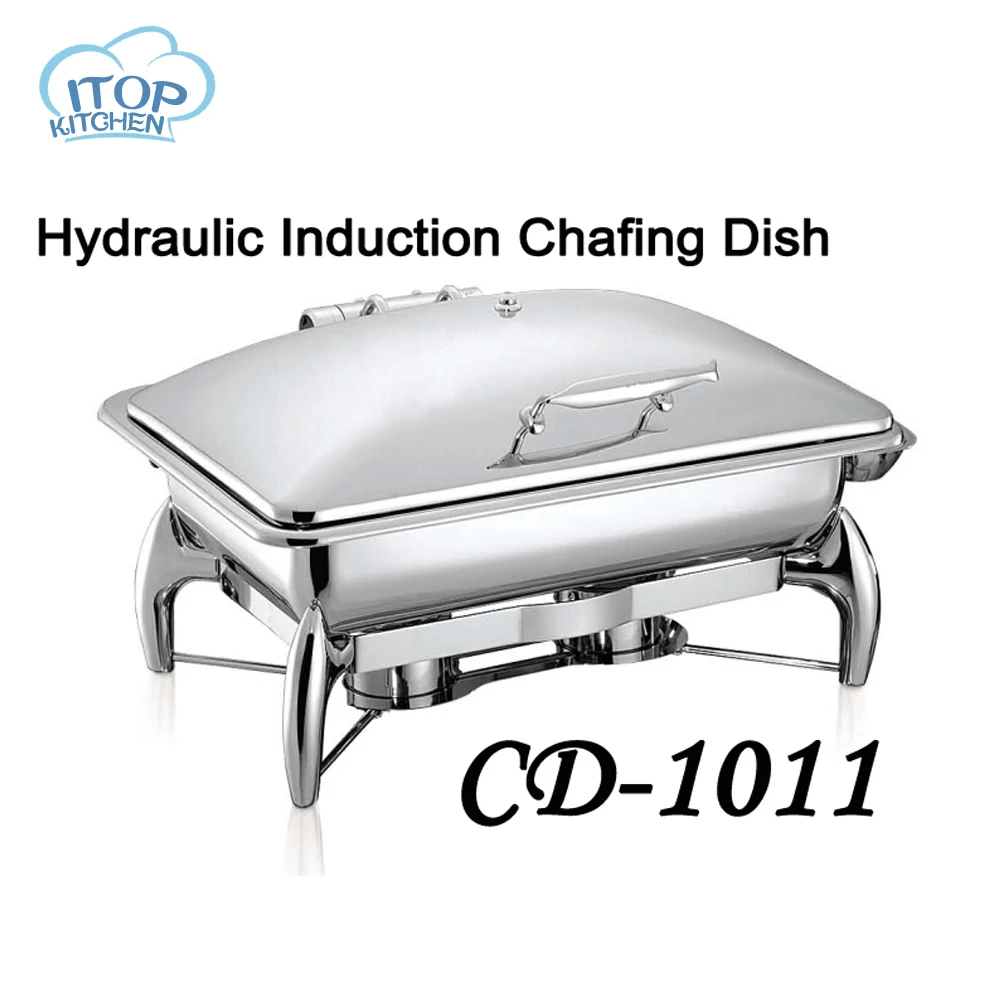 Luxurious Restaurant Chafing Dish 9L Hotel Buffet Equipment Hydraulic Induction Commercial Gastronomia Pan In Utensil Sets From Home Garden Luxurious Restaurant Chafing Dish 9L Hotel Buffet Equipment Hydraulic Induction Commercial Gastronomia Pan In Utensil Sets From Home Garden