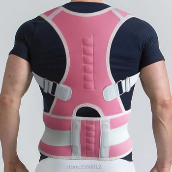 Orthopedic Magnetic Therapy Corset Posture Corrector Shoulder Back Brace Support Belt Posture Correction Ease Human Body Fatigue