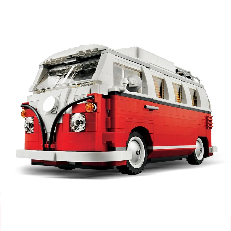 

Lepin Building Blocks Compatible Legoed Technic Building Blocks Volkswagen T1 Camper Van Model Block Legoed Block Toys For Kids