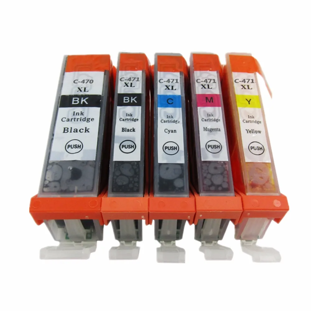 

PGI-470 CLI-471 PGI-470XL PGI 470 PGI470 PGI470XL PGI-470PGBK Ink Cartridges For Canon Pixma MG5740 MG6840 MG7740 Inkjet Printer