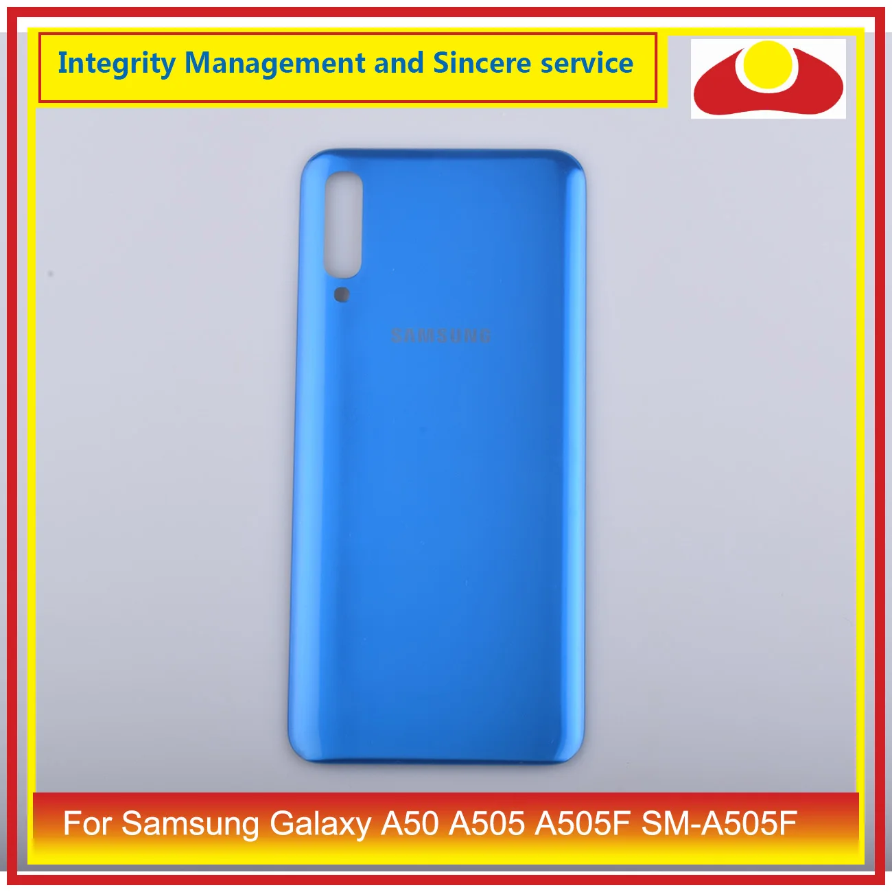 10 шт./лот для samsung Galaxy A50 A505 A505F SM-A505F Корпус Батарея двери заднее стекло крышка чехол корпуса шасси A50