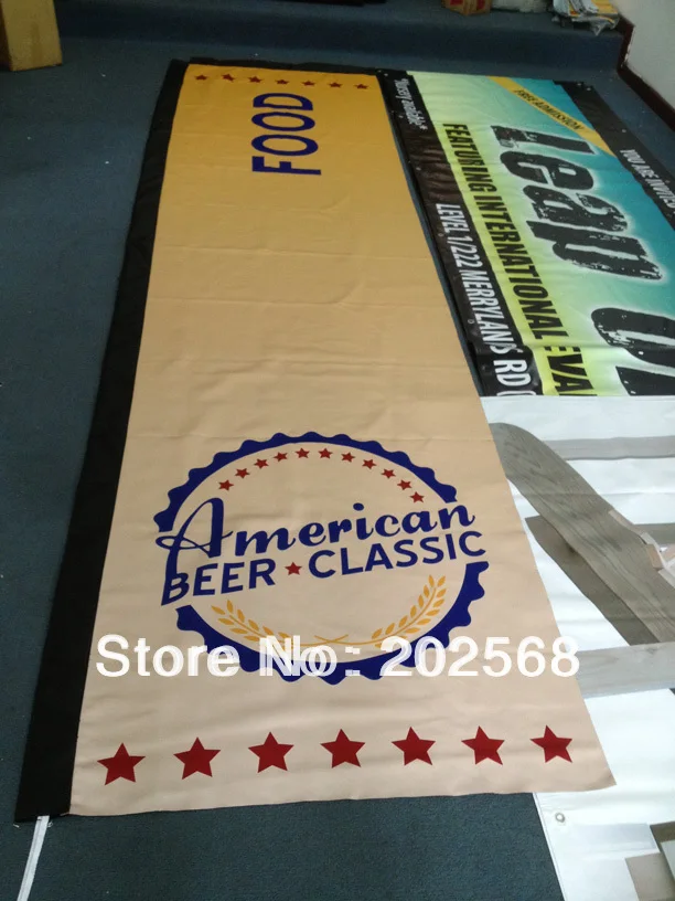 

Tradeshow Celling Fabric Banner(2 sides graphic printing)