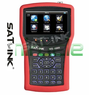 

New arrival Satlink WS6965 DVB-T&DVB-T2 With Spectrum Analyzer Finder digital meter Satlink 6965 WS-6965 Free Shipping cccam