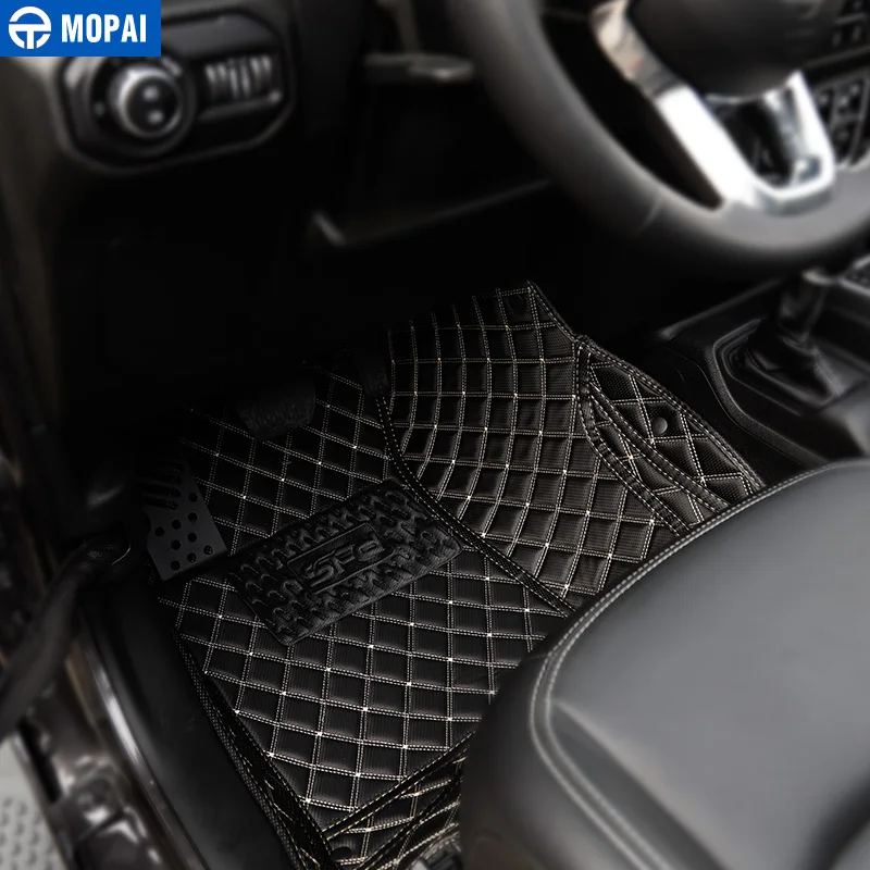 MOPAI автомобильные коврики для Jeep Gladiator JT 2018 + 4 двери коврик ног Аксессуары Wrangler JL