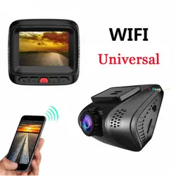 Мини 2,0 "WI-FI Dashcam Full HD 1080 P Видеорегистраторы для автомобилей Камера видео Регистраторы 170 градусов с G-Сенсор Ночное видение парковка монитор