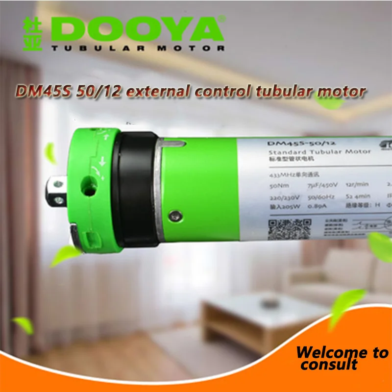 

DooyaHigh Quality Original Tubular Motor DM45R/DM45S Motor for all kinds rolling blinds 220v 50HZ 433MHZ
