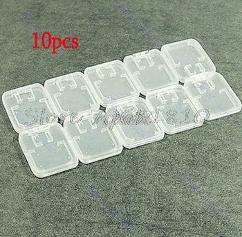 

10Pcs TF Micro SD SDHC Memory Card Plastic Case White Whosale&Dropship
