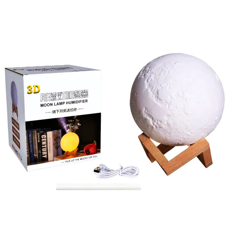 Moon Lamp 880 мл увлажнитель воздуха Эфирное масло аромадиффузор с перезаряжаемым