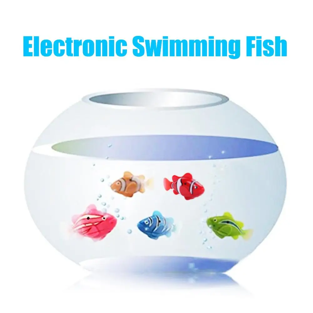 Cat Swimming Electronic Fish Toy Funny Cat Aquarium Magic Robot Fish