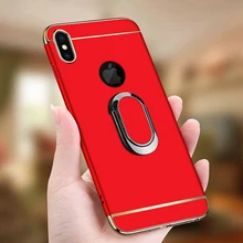 Чехол для телефона s для iPhone XS XR XS Max X Жесткий чехол для телефона s Автомобильный держатель Стенд чехол с магнитным кронштейном AB173