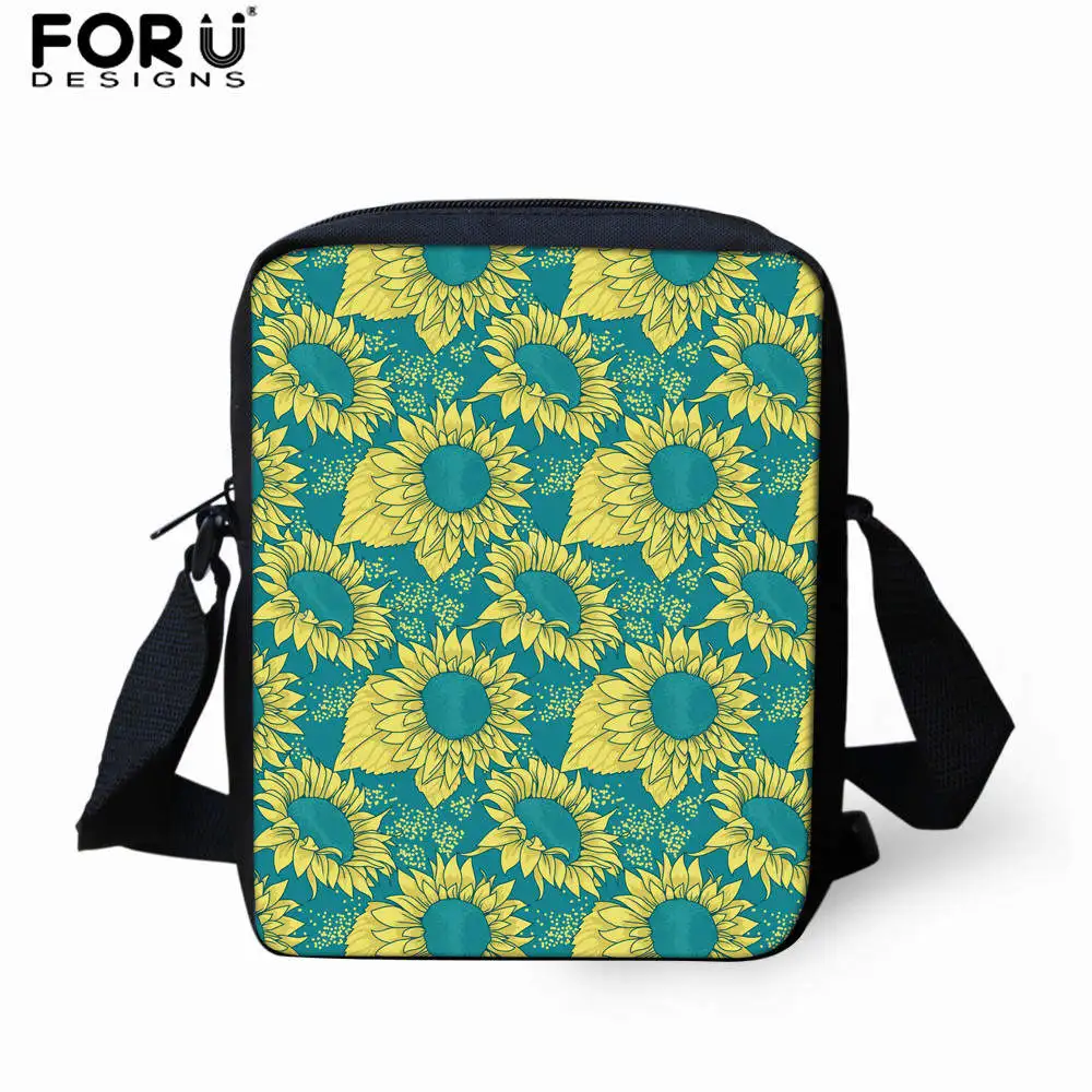 FORUDESIGNS/комплект школьных сумок с цветочным принтом и подсолнухом для девочек-подростков, школьный рюкзак для женщин, дорожные сумки на плечо, школьные сумки - Цвет: L5264E