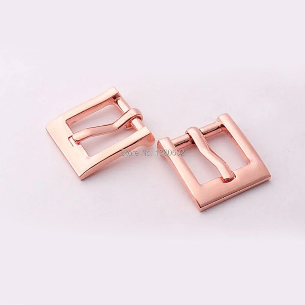 

10Pcs Rose gold Center Bar Buckle Pin buckle Belt Buckle Strap for bag handbag garment accessories