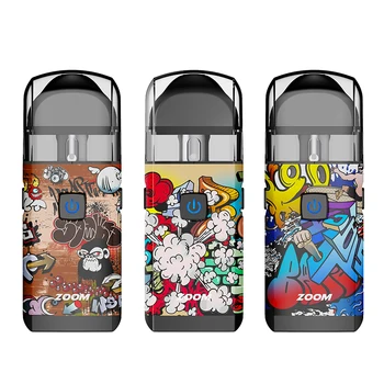 

Augvape ZOOM POD Vape Kit with Built-in 1000mAh Battery 3.2ml Capacity Pod 0.6ohm Mesh Coil Pod Starter Kit Electronic Cigarette