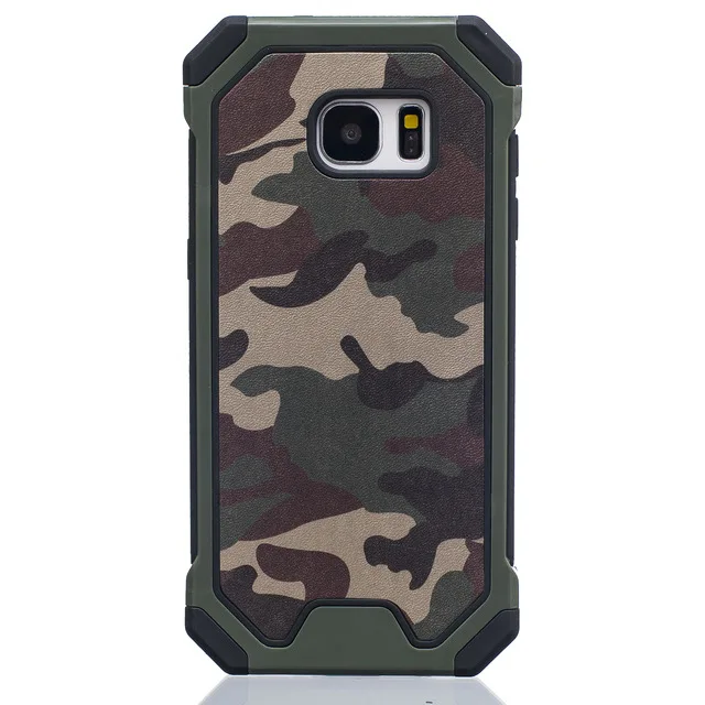 

Hybrid Dual Layer Army Armor Camouflage Case For Samsung Galaxy S8 S7 S7 Edge Plus Shock Proof Defender Back Cover Note 8 Note 9