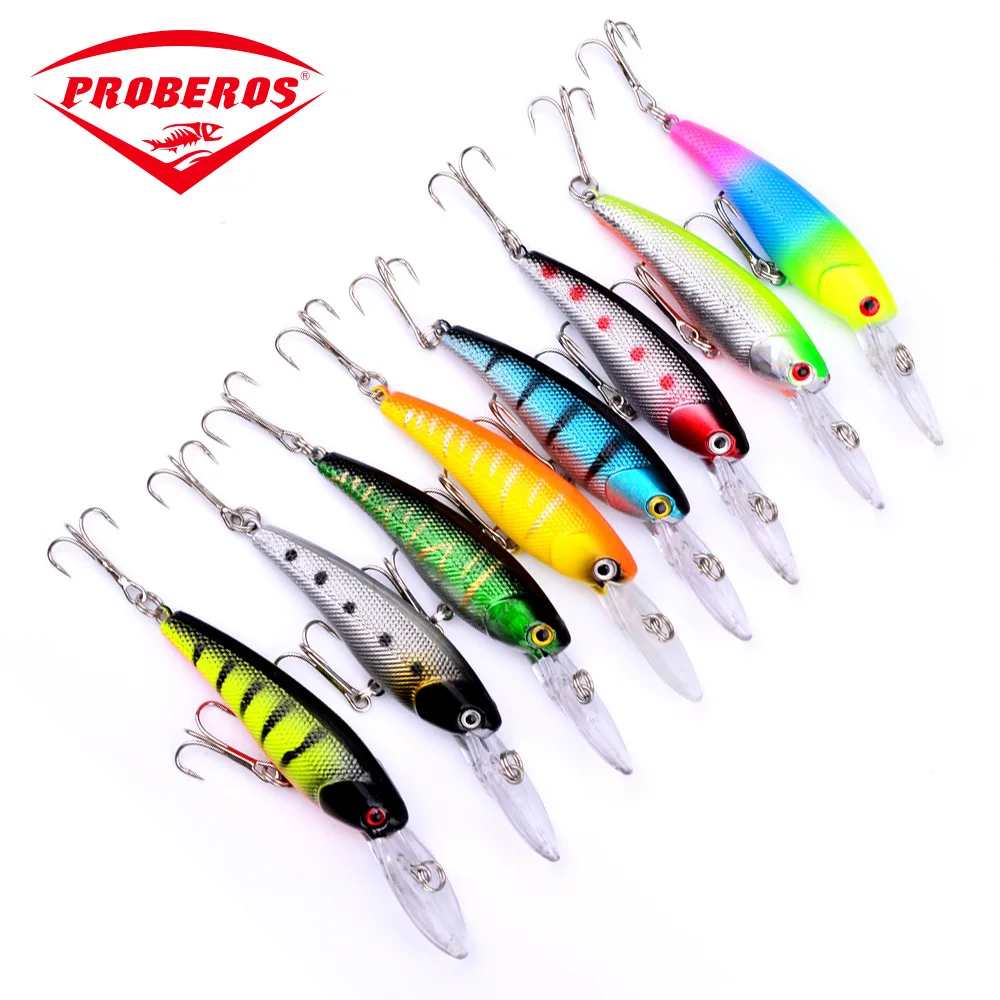 1 шт. Троллинг на маленькую рыбешку рыболовная приманка 90 мм/8 3 г Crankbait воблеры