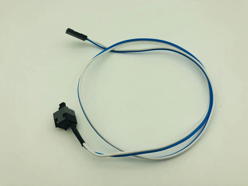 10Pcs 50cm 2Pin SW PC Power Cable on/off Push Button ATX Computer Switch Wire Power SW Switch Cable Re-start Cord for BTC Mining