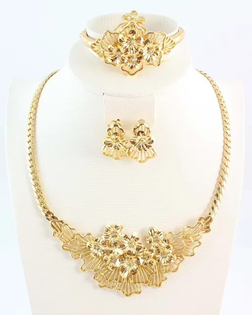 Free Shipping Fashion High Quality Costume Jewelry Gold Color