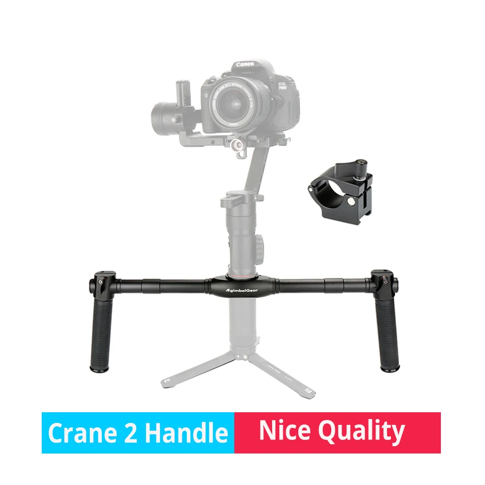 

Stabilizer Grip Gimbal Dual Handle Extended Handle holder For Zhiyun Crane 2 Crane V2 Crane Plus Crane M Gimbal