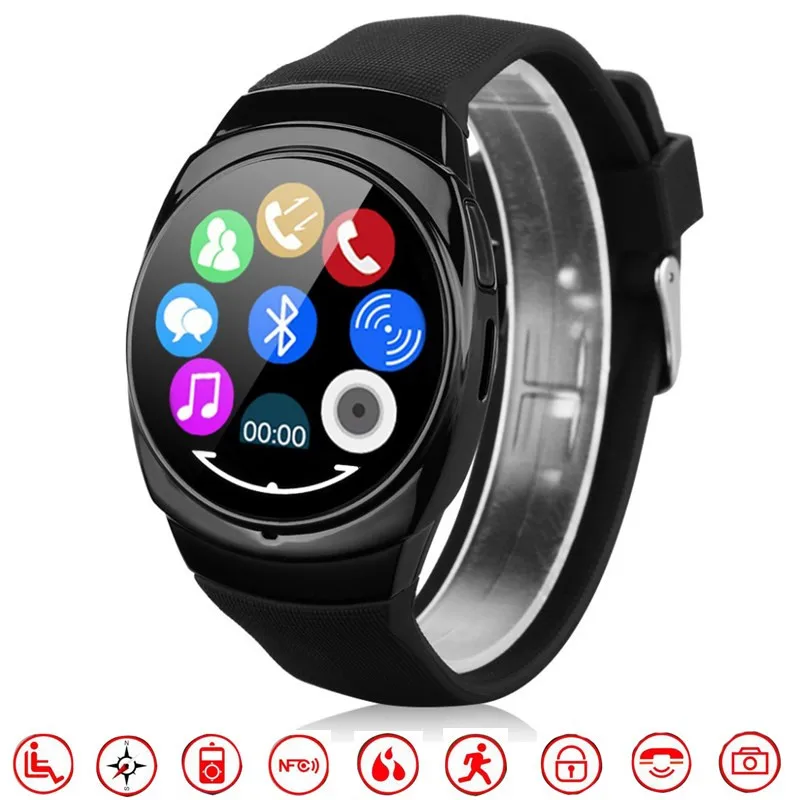 

Original Uwatch UO Smartwatch For iPhone Android Phone For Samsung Waterproof Smart Bluetooth Watch Remote Control