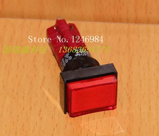 

[SA]M16 no lock reset button switch DECA Taiwan Progressive Alliance rectangular three -way jog button D16LMT1-3AB--5pcs/lot