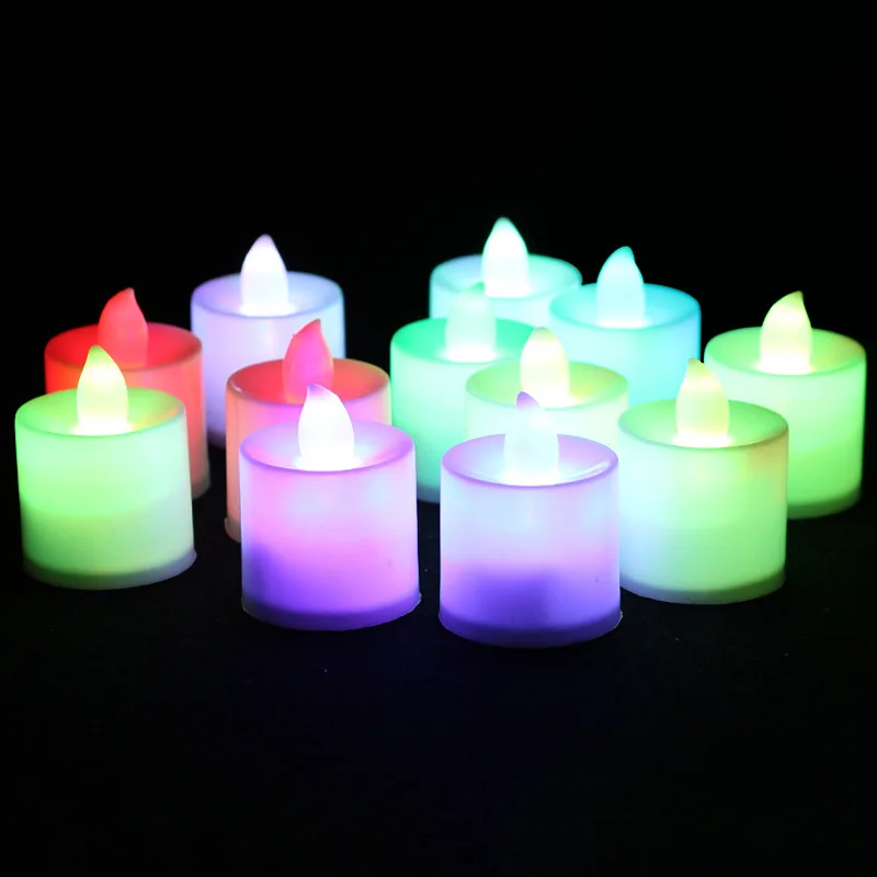 

24 Pcs LED Candles Lamp Simulation Flameless Flashing Battery Powered Lights Home Wedding Party Decor QJ888