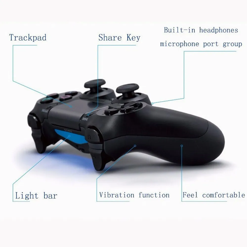 

Free Shipping Original Game Accessories Remote Joystick Wireless Controller for PS4 Game Player By Registered Post