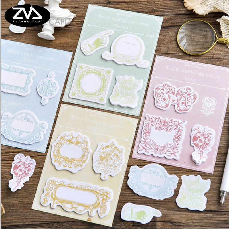 1x Greek Mythology Message Memo Stickers Series Memo Pad Paper Sticky Notes Post Kawaii Korean Stationery School Supplies Paper Sticky Notes Stickers Memosticker Memo Pad Aliexpress