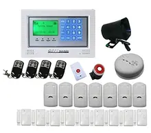 DHL freeshipping Home security wireless GSM alarm system for Home Security System Auto Dialer PIR Motion Sensor