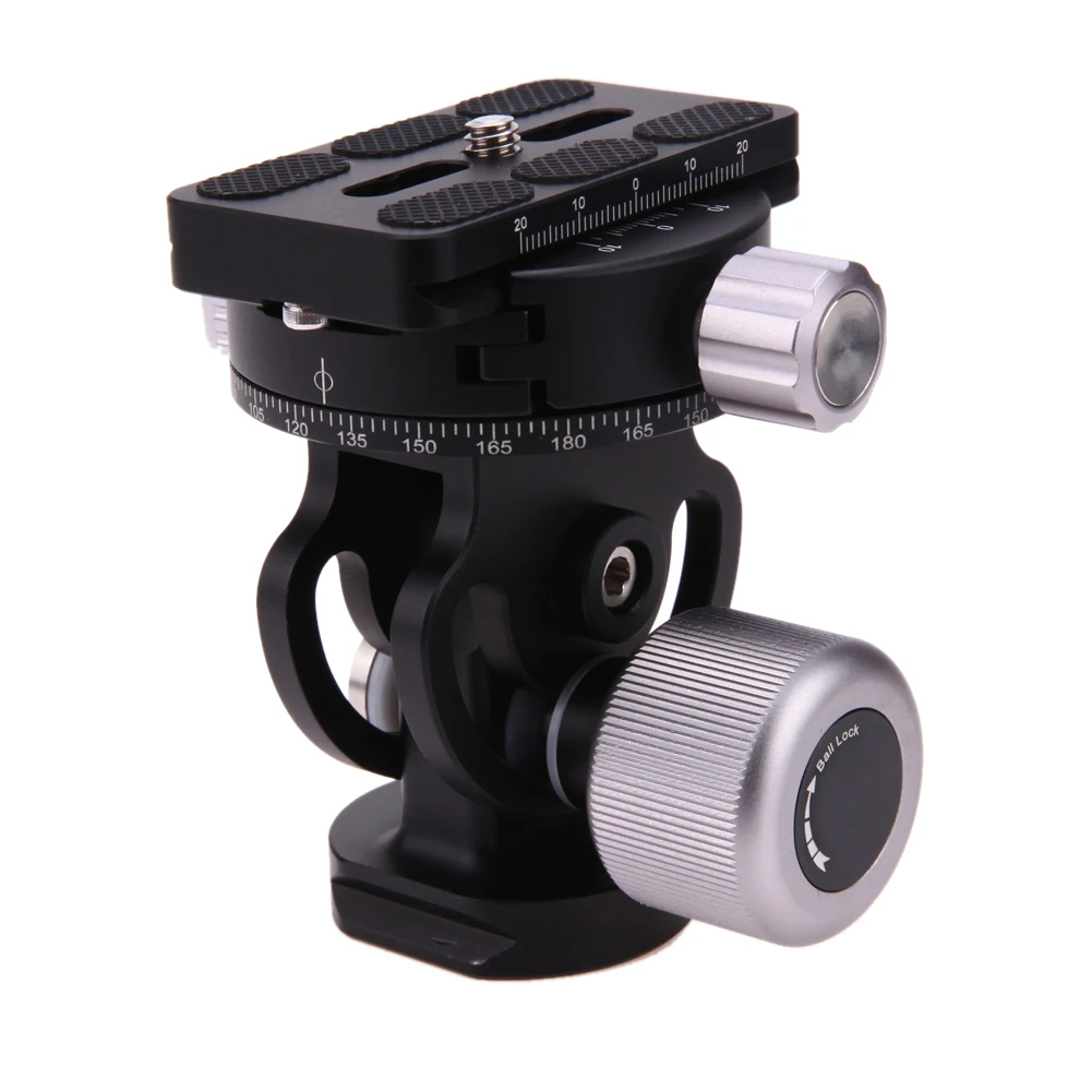 

Panoramic 360 Degree Ball Head with Quick Release Plate Built-in 1/4" to 3/8" Adapter Screws for Camera Tripod Monopod