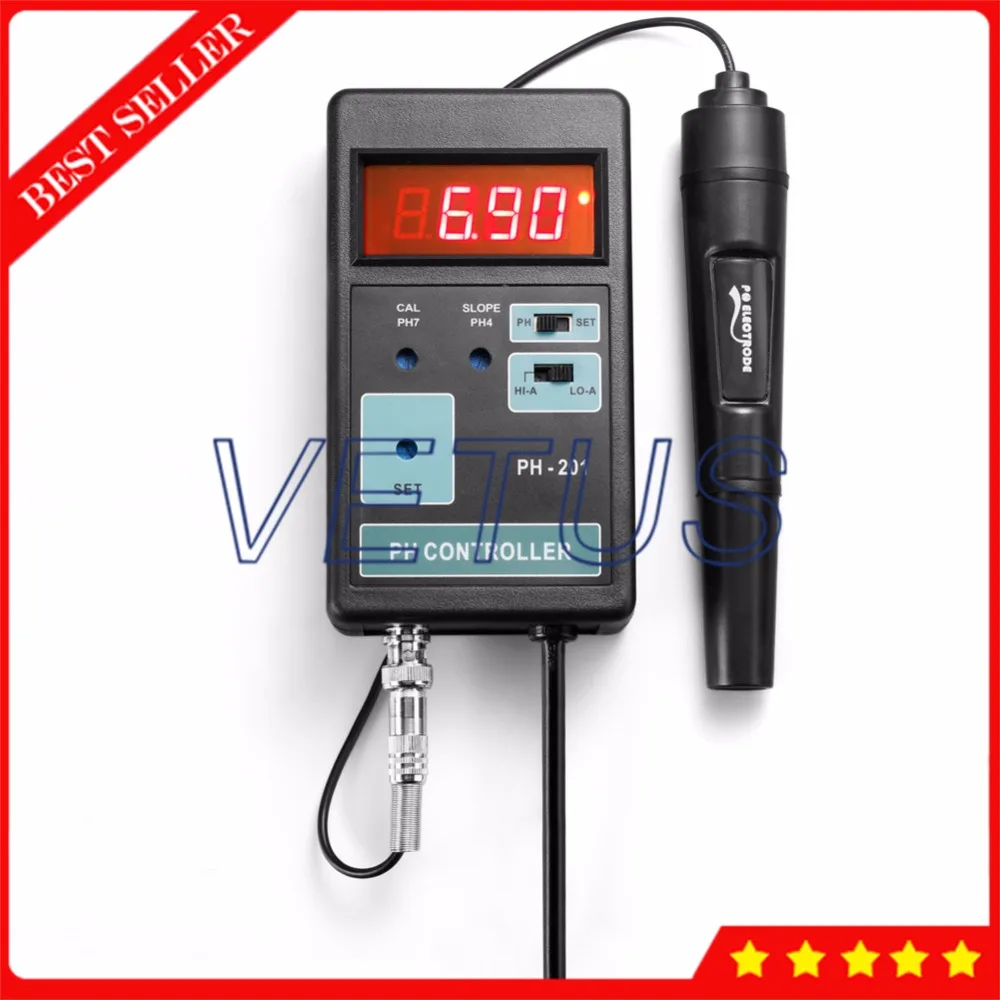 

PH-201 0.01PH Resolution phmeter digital ph controller with ph monitoring testing equipment meter