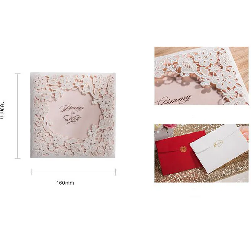 1pcs-Sample-White-Hollow-Laser-Cut-Wedding-Invitations-Card-Personalized-Custom-with-Ribbon-Envelope-Seals-Party