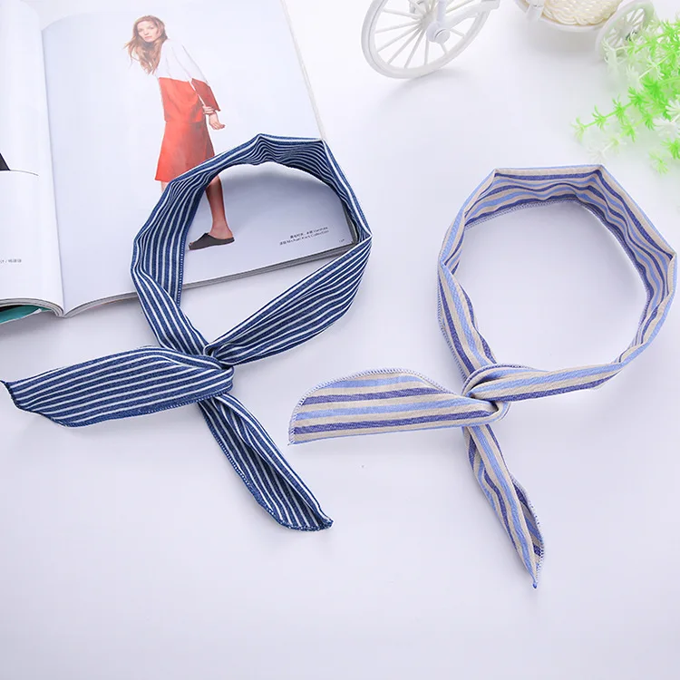Fashion Women fabric DIY Ties Band Hairbands Headbands for Women Girls Hair Accessories Multi-colors Print Headwear (4)