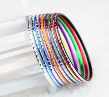Lot de 50 Bracelets de danse indienne en aluminium, mélange de bijoux à la mode, pour la danse latine, livraison gratuite