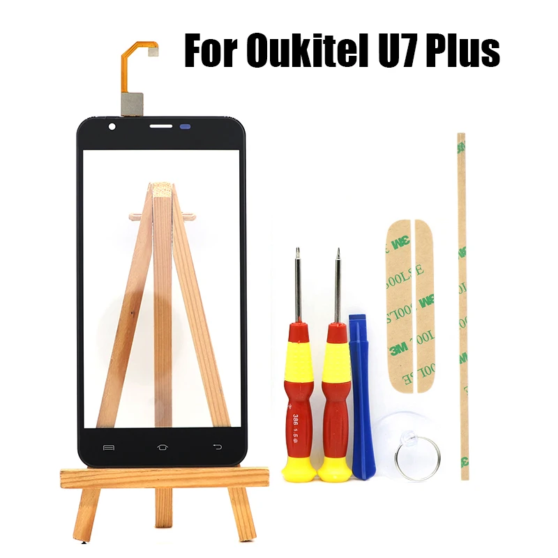 

Original For Oukitel U7 Plus Replacement Parts For 5.5 inch Oukitel U7 Plus Phone Front Touch Screen Digitizer Glass