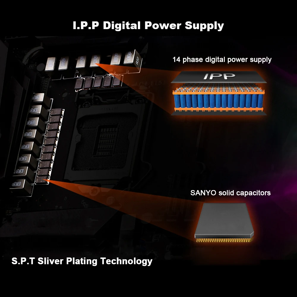 Красочная системная плата iGame Z270 Ymir-X для Intel Z270/LGA1151 ATX DDR4 SATA3 USB3.1 M.2 U.2 Порт двойной биос