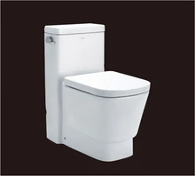 2016 hot sales water closet one piece toilet S trap toilets with PVC adaptor UF soft