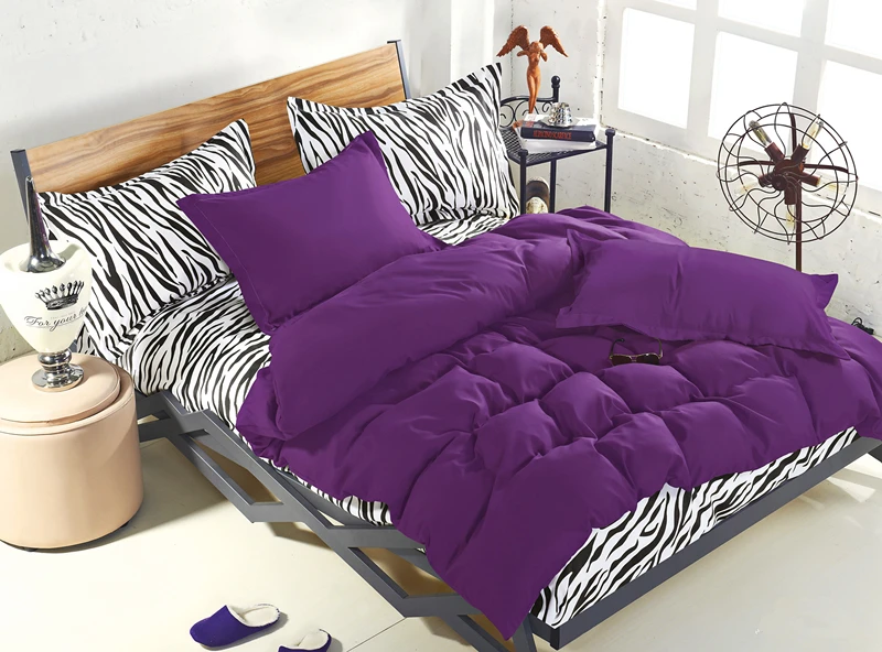 تصميم جديد ، الصلبة الألوان و زيبرا نمط تصميم ، 3/4 pcs الفراش مجموعات ورقة السرير المفرش غطاء لحاف/ورقة مسطحة/سادات تصميم جديد ، الصلبة الألوان و زيبرا نمط تصميم ، 3/4 pcs الفراش مجموعات ورقة السرير المفرش غطاء لحاف/ورقة مسطحة/سادات