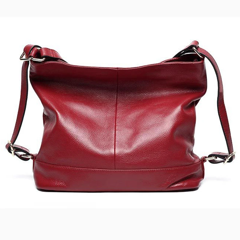 

MEIGARDASS 100% Genuine Leather Women's Handbags Shoulder Bag Cowhide Messenger Bag Multi-Purpose Leisure Wild Crossbody Bag