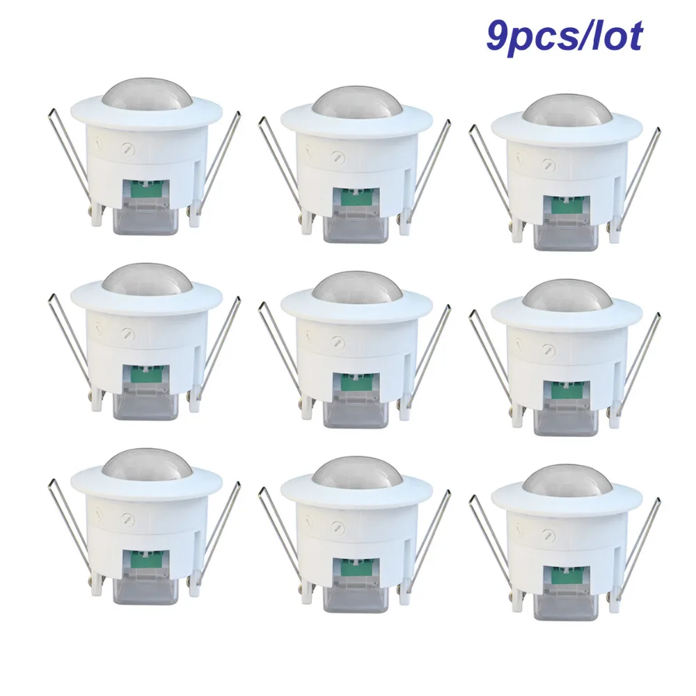 

9pcs/lot Embedded ceiling human body induction switch ,Household induction intelligent switch
