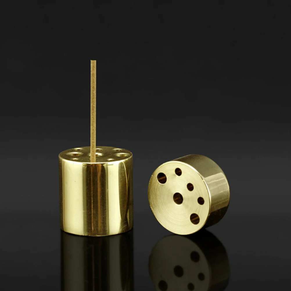 9 Holes Copper Heavy Incense Burner Holder for 1.5mm 2mm 3mm Stick Coil
