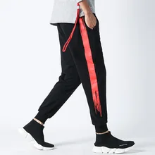 AmberHeard, мужские хип-хоп уличные штаны, повседневные спортивные штаны для бега, фитнеса, мужские Модные Спортивные штаны с боковой полосой размера плюс M-5XL