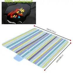 Водонепроницаемый коврик для отдыха на природе карманный коврик для пляжа или палатки одеяло легкий компактный подстилка брезент