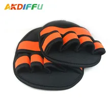 1 пара тренировочных перчаток, Перчатки для фитнеса, Нескользящие, легкие, для тяжелой атлетики, ладони, накладки, перчатки для тренировок, тренажерного зала