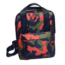 Youth Trend Preppy Schoolbag Military Backpack Canvas Drop proof Women Travel Backpack Boys&Girls Student Bag for Teens